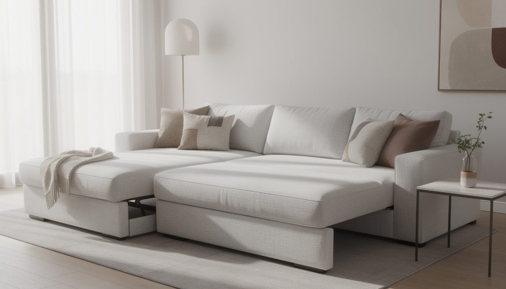 profitez d'une offre exceptionnelle et économisez plus de 700 € sur ce canapé d'angle convertible alliant confort et design. ne manquez pas cette opportunité unique pour votre salon !