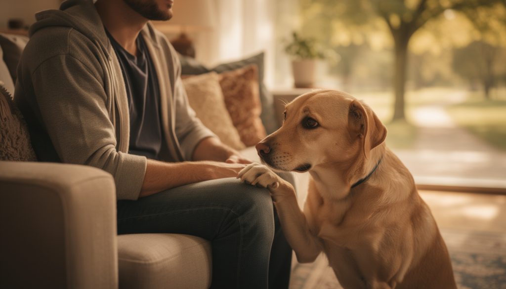« Il me suivait partout, un geste que je n’avais jamais vraiment compris » : le signe discret que mon chien tentait de me montrer découvrez le geste mystérieux que mon chien utilisait en me suivant partout, un signe discret chargé de sens que je n'avais jamais vraiment compris jusqu'à présent.