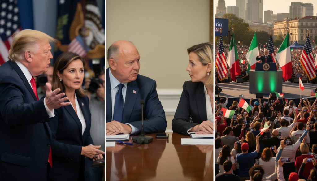 Le conflit Trump-Meloni décrypté en trois temps clés analyse en trois étapes clés du conflit entre trump et meloni, mettant en lumière les enjeux et les développements majeurs de cette rivalité politique.